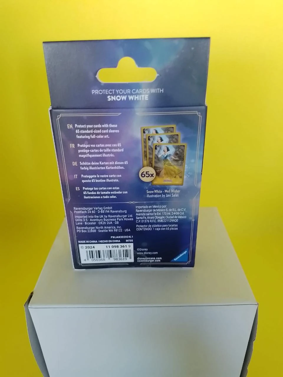 Protetores de cartas Disney Lorcana, 65 unidades, Branca de Neve e o Gênio – photo 5
